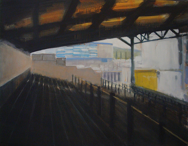 The Last Painting of the Grange End by Phil Watkins, 2009