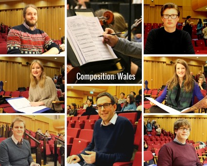 composition Clockwise: David Roche, Lewis Furber, Carol J. Jones, Martin Humphries, Lenny Sayers, Jason Savory, Harriet Grainger