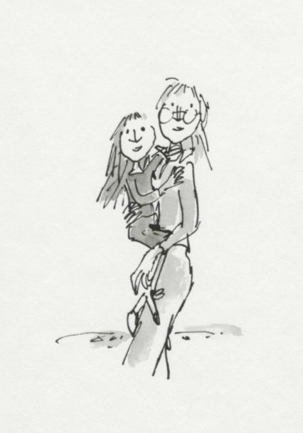 Illustrations for Matilda Illustration © Quentin Blake