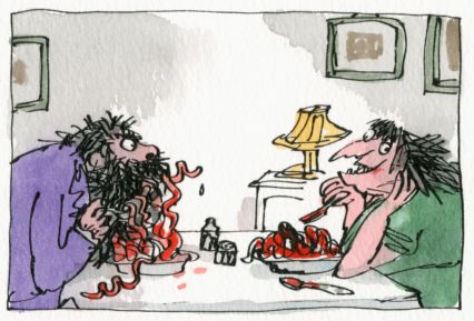 Illustrations for The Twits Illustration © Quentin Blake