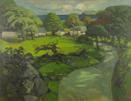 John Elwyn, The Road to Gower, 1963, oil on canvas, 71x92cm