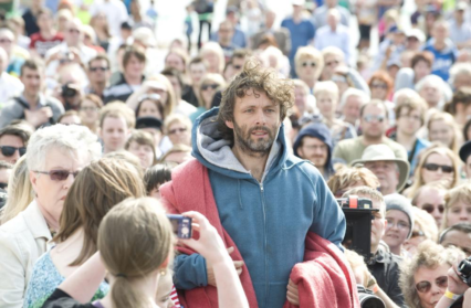 Michael Sheen in NTW's The Passion past decade in Welsh Theatre