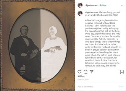 Alix Beeston's Object Women project on Instagram