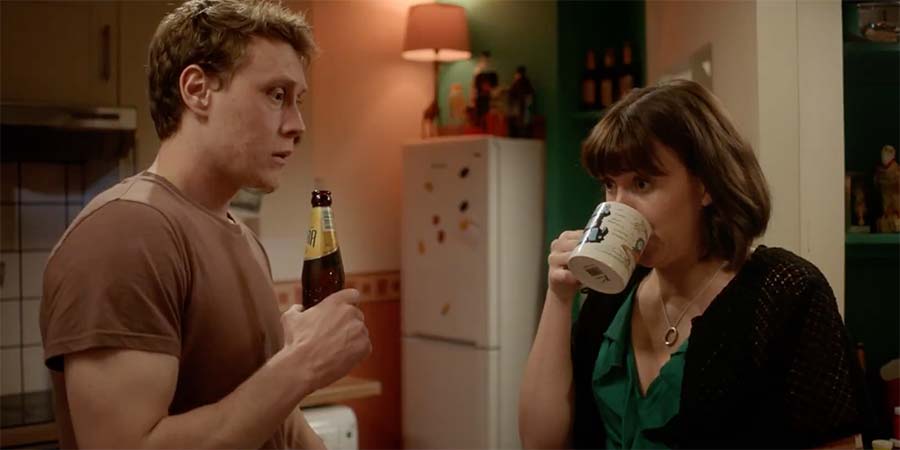 George MacKay and Alexandra Roach in Rachel Hirons' A Guide to Second Date Sex film still