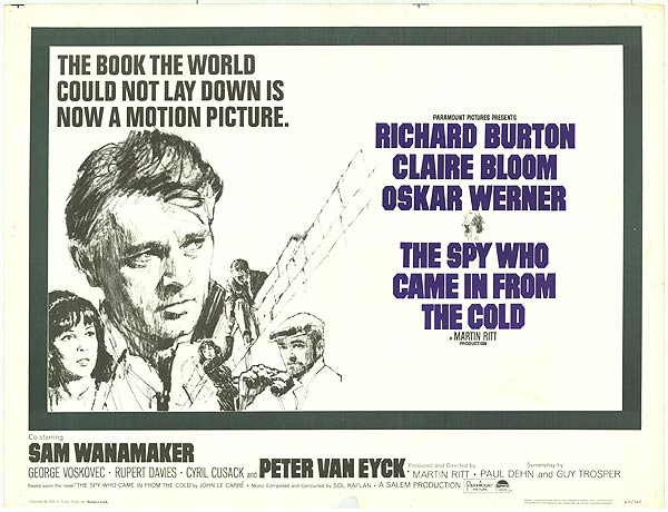 The Spy Who Came in from the Cold Richard Burton 10x8 Photo 1965
