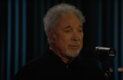 Tom Jones performing songs from surrounded by time