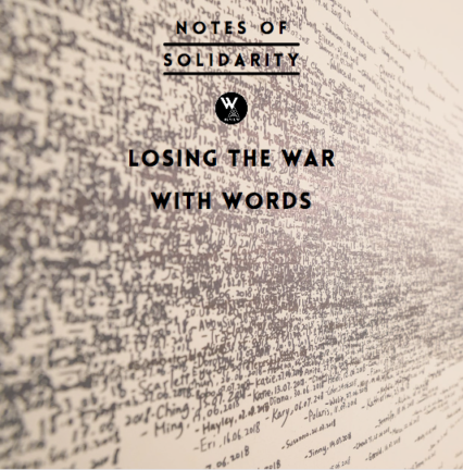 Losing the War with Words
