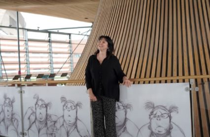 Joanna Quinn at the Senedd, image by Senedd Cymru